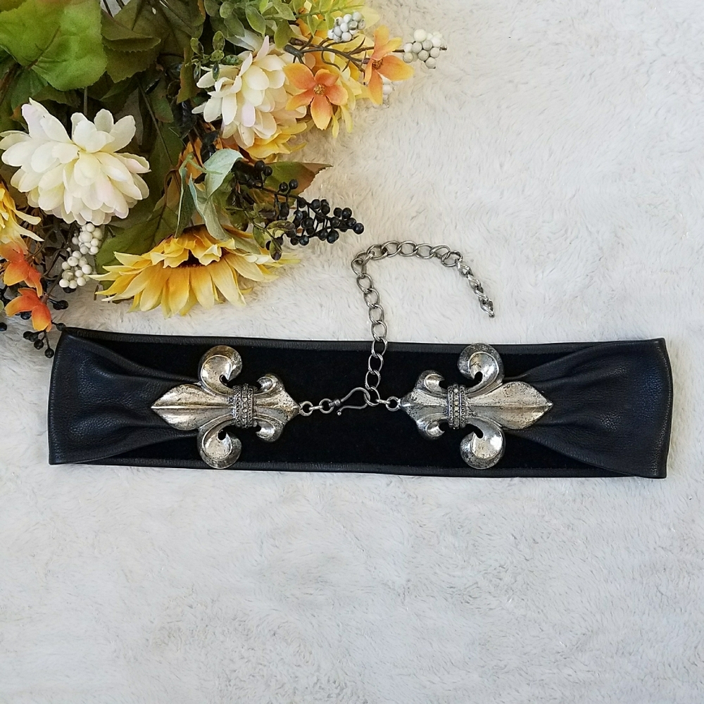 Leatherock USA Leather Chain Belt